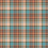 Plaid seamless pattern. Vector background of textile ornament. Flat fabric design.