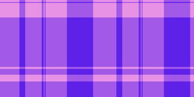 Picture check vector pattern, creation fabric texture background. Customize textile plaid seamless tartan in violet and indigo colors.