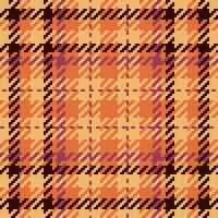 Textile design of textured plaid. Checkered fabric pattern swatch for shirt, dress, suit, wrapping paper print, invitation and gift card. vector