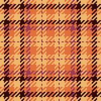 Textile design of textured plaid. Checkered fabric pattern swatch for shirt, dress, suit, wrapping paper print, invitation and gift card. vector