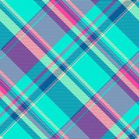 Check pattern seamless of fabric plaid background with a vector textile tartan texture.