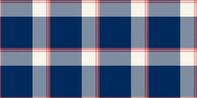 Nostalgia check vector textile, give tartan background plaid. Post fabric seamless texture pattern in blue and old lace colors.