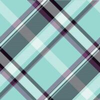 Vector textile plaid of background tartan seamless with a check texture pattern fabric.