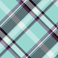 Vector textile plaid of background tartan seamless with a check texture pattern fabric.