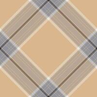 Plaid pattern vector. Check fabric texture. Seamless textile design for clothes, paper print. vector