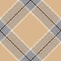 Plaid pattern vector. Check fabric texture. Seamless textile design for clothes, paper print. vector