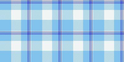 Apartment texture fabric plaid, unique textile background vector. Masculine check seamless pattern tartan in cyan and white colors. vector