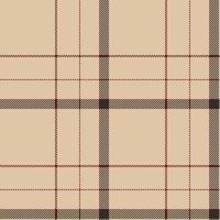 Plaid seamless pattern. Check fabric texture. Vector textile print.