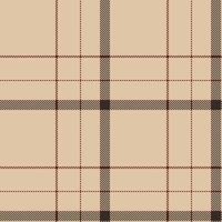 Plaid seamless pattern. Check fabric texture. Vector textile print.