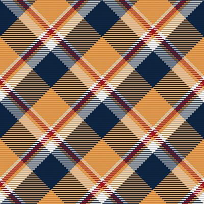 Seamless pattern of scottish tartan plaid. Repeatable background with check fabric texture. Vector backdrop striped textile print.