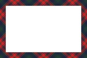 Rectangle borders and Frames vector. Border pattern geometric vintage frame design. Scottish tartan plaid fabric texture. Template for gift card, collage, scrapbook or photo album and portrait. vector