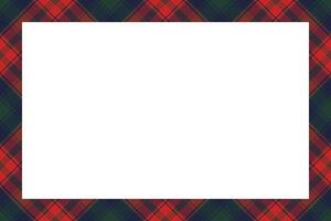 Rectangle borders and Frames vector. Border pattern geometric vintage frame design. Scottish tartan plaid fabric texture. Template for gift card, collage, scrapbook or photo album and portrait. vector