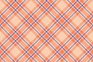 Tartan plaid background, diagonal check seamless pattern. Vector fabric texture for textile print, wrapping paper, gift card, wallpaper.