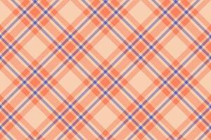 Tartan plaid background, diagonal check seamless pattern. Vector fabric texture for textile print, wrapping paper, gift card, wallpaper.