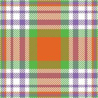 Tartan scotland seamless plaid pattern vector. Retro background fabric. Vintage check color square geometric texture. vector