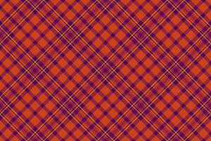 Plaid vector texture of textile fabric tartan with a seamless pattern background check.