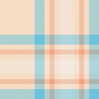 Plaid check pattern. Seamless fabric texture. Tartan textile print. vector