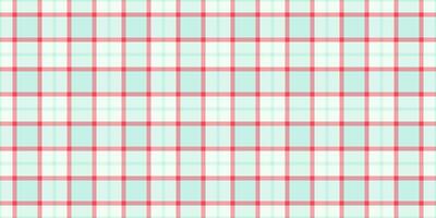 Sexual background textile check, heritage fabric plaid seamless. Ornament pattern texture tartan vector in light and red colors.