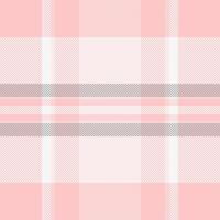 Check seamless background of pattern plaid fabric with a textile tartan texture vector. vector