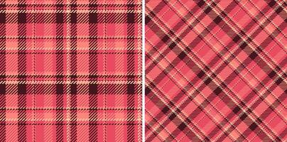 Textile tartan seamless of pattern texture background with a vector plaid fabric check. Set in halloween colors for everyday menswear fashion trends.