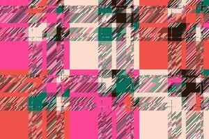 Modern glitch background. Color geometric abstract pattern vector. vector