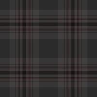 Indian seamless texture tartan, kitchen fabric background plaid. Collection pattern textile check vector in dark and grey colors.