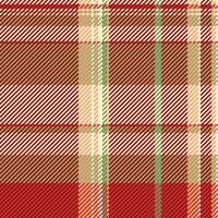 Seamless vector check of texture fabric pattern with a plaid tartan textile background.