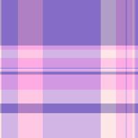 Minimal fabric background texture, deep tartan pattern seamless. Other plaid vector textile check in light and purple colors.