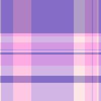 Minimal fabric background texture, deep tartan pattern seamless. Other plaid vector textile check in light and purple colors.