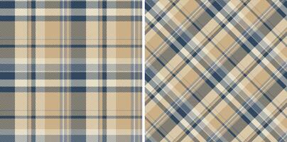 Texture textile check of vector background plaid with a fabric tartan pattern seamless. Set in warm colors. Garment industry trends.