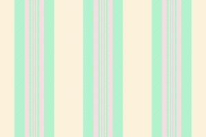20s texture textile fabric, november seamless stripe pattern. Duvet background vector lines vertical in light and mint colors.