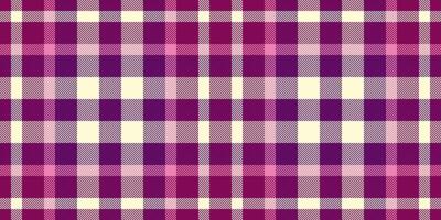 Pattern vector check of textile seamless texture with a fabric plaid tartan background.
