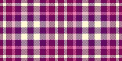 Pattern vector check of textile seamless texture with a fabric plaid tartan background.