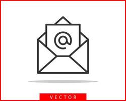 Envelope icons letter. Envelop icon vector template. Mail symbol element. Mailing label for web or print design.