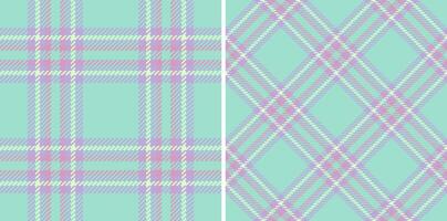 Pattern texture seamless of check background vector with a plaid fabric tartan textile.