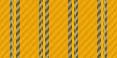 Internet fabric textile background, ornament pattern lines seamless. Clothes stripe vertical vector texture in bright and amber colors.