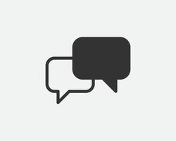 Talk bubble speech icon. Blank empty bubbles vector design elements. Chat on line symbol template. Dialogue balloon sticker silhouette.