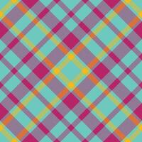 Plaid pattern vector. Check fabric texture. Seamless textile design for clothes, paper print. vector