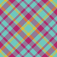 Plaid pattern vector. Check fabric texture. Seamless textile design for clothes, paper print. vector