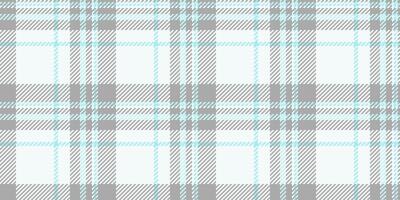 Stroke pattern fabric vector, 1970s tartan texture seamless. Close up check textile background plaid in white and dark gray colors. vector