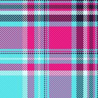 Textile fabric seamless of texture pattern background with a vector plaid tartan check.