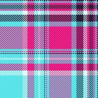 Textile fabric seamless of texture pattern background with a vector plaid tartan check.