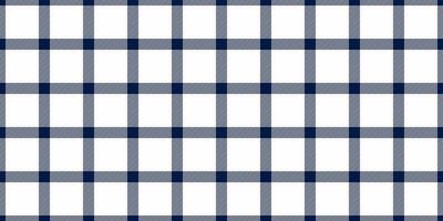 Hanukkah pattern plaid textile, simplicity seamless background vector. Form texture fabric check tartan in dark and white colors. vector