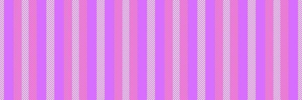 Postcard background lines textile, 70s pattern texture vector. Random seamless vertical fabric stripe in purple and pink colors. vector