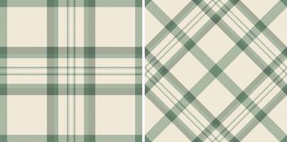 Vector texture fabric of check tartan pattern with a background seamless plaid textile.