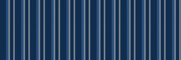 Vogue texture lines fabric, uk vertical vector stripe. Sale seamless textile background pattern in blue and white colors.