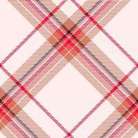 Plaid pattern vector. Check fabric texture. Seamless textile design for clothes, paper print. vector