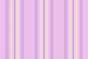 Motif fabric textile background, sheet pattern texture stripe. Post vertical lines vector seamless in light and violet colors.