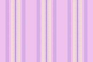 Motif fabric textile background, sheet pattern texture stripe. Post vertical lines vector seamless in light and violet colors.