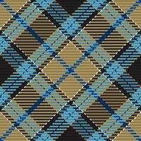 patrón sin costuras de tela escocesa de tartán escocés. fondo repetible con textura de tela a cuadros. estampado textil a rayas de fondo vectorial. vector